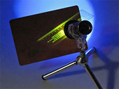LED flashlight fluorescence excitation application