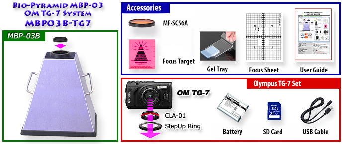 Bio-Pyramid MBP-03 Olympus TG-7 system composition